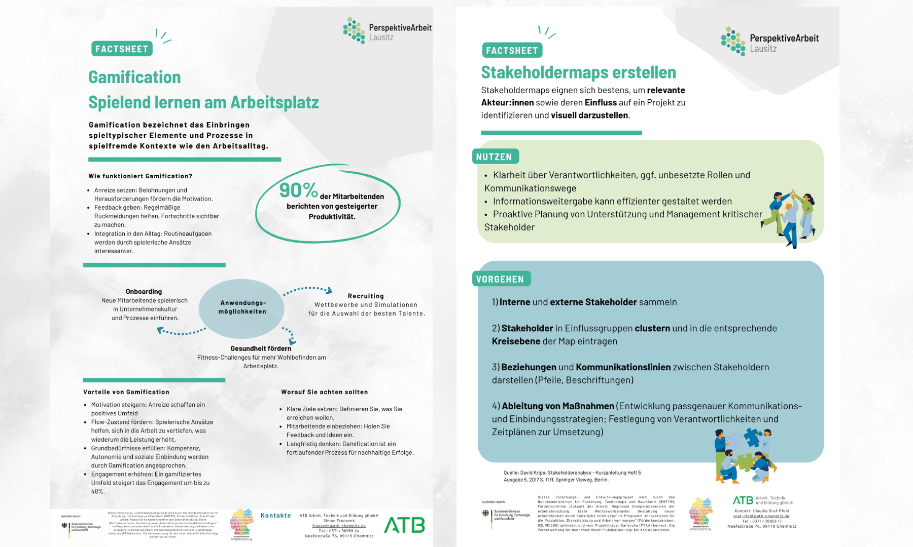 Faktenblätter rund um nutzerfreundliche Assistenzsysteme