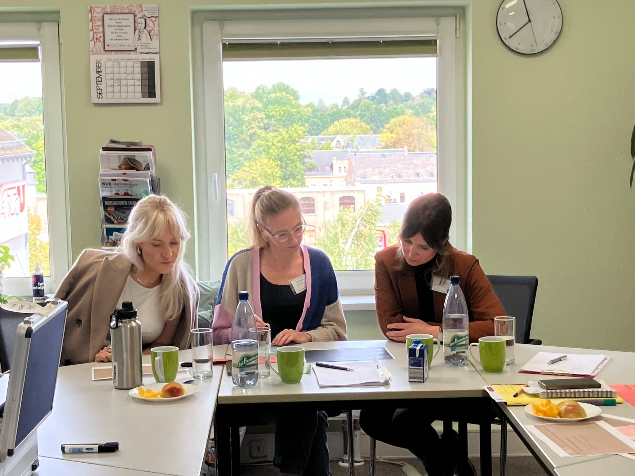 Teilnehmende Workshop 2 Eingefädelt